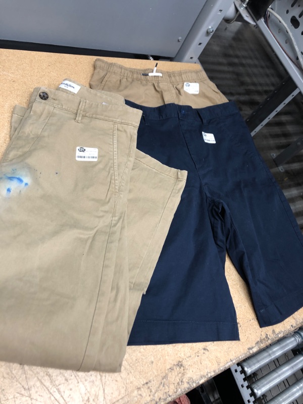 Photo 1 of 3 ITEMS: TWO BOYS SHORTS SIZE 12/14, 16 HUSKEY AND KHAKI PANTS 28WX30L 