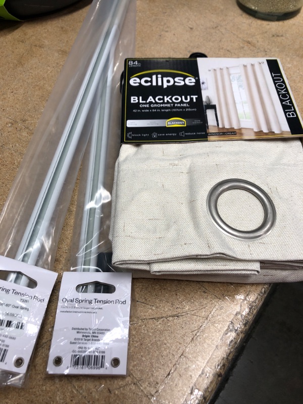 Photo 3 of 1pc Blackout Windsor Curtain Panel - Eclipse