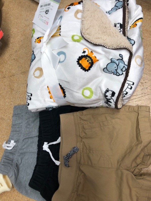 Photo 3 of 3 SETS OF 3-6 MO BABY BOY SHORTS AND BABY BLANKET