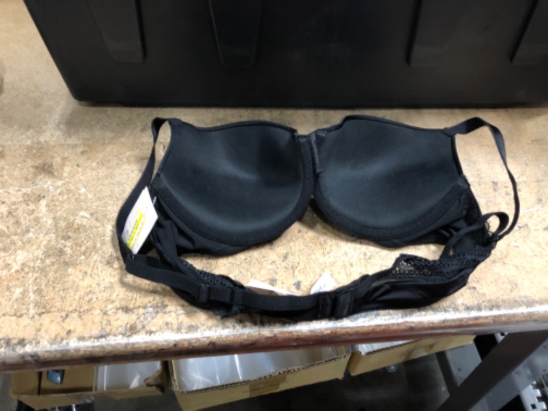 Photo 4 of Auden Women's Daydream Light Lift Demi T-Shirt Bra Black 38B 