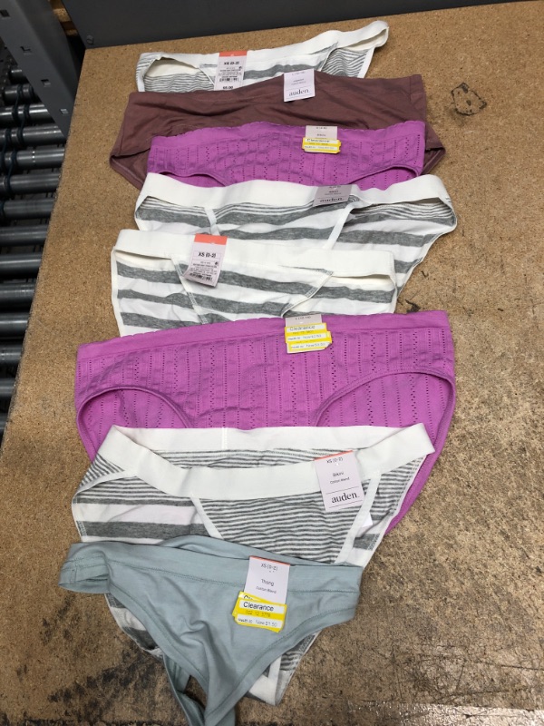 Photo 1 of ASSORTED UNDERWEAR SIZES:XS - L - 8 ITEMS 