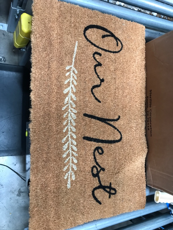 Photo 2 of 1'6"x2'6" Our Nest Doormat Natural - Threshold™

