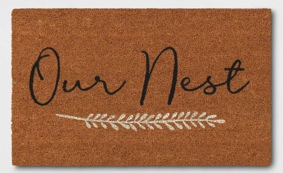 Photo 1 of 1'6"x2'6" Our Nest Doormat Natural - Threshold™

