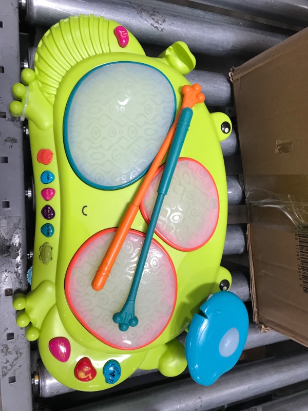 Photo 1 of B. toys Frog Drum Set Music & Lights Ribbit-tat-tat

