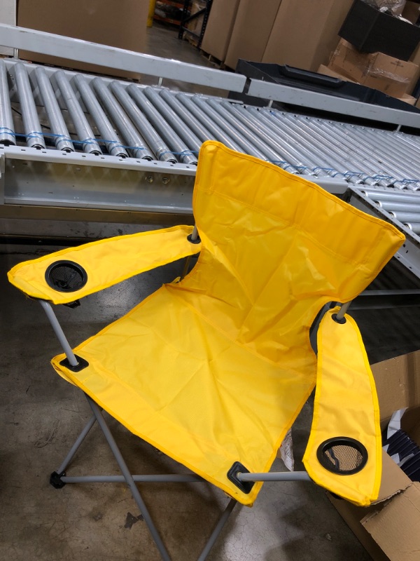 Photo 2 of  Adult Outdoor Portable Chair Yellow - Sun Squad™

