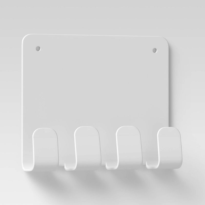 Photo 1 of 2PK-Mini Wall Ledge with Hooks Square - Room Essentials™
