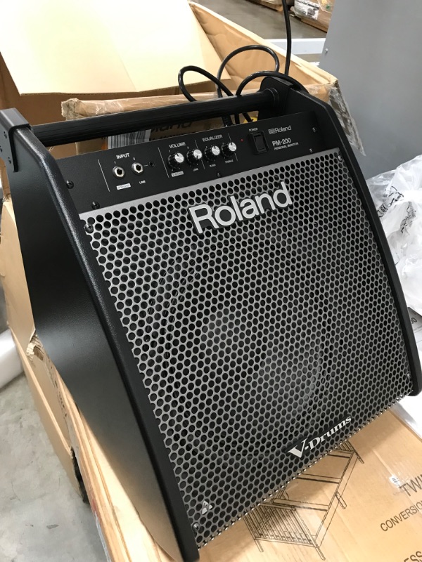 Photo 2 of Roland PM-200 Compact Electronic V-Drum Set Monitor, 180-Watt
