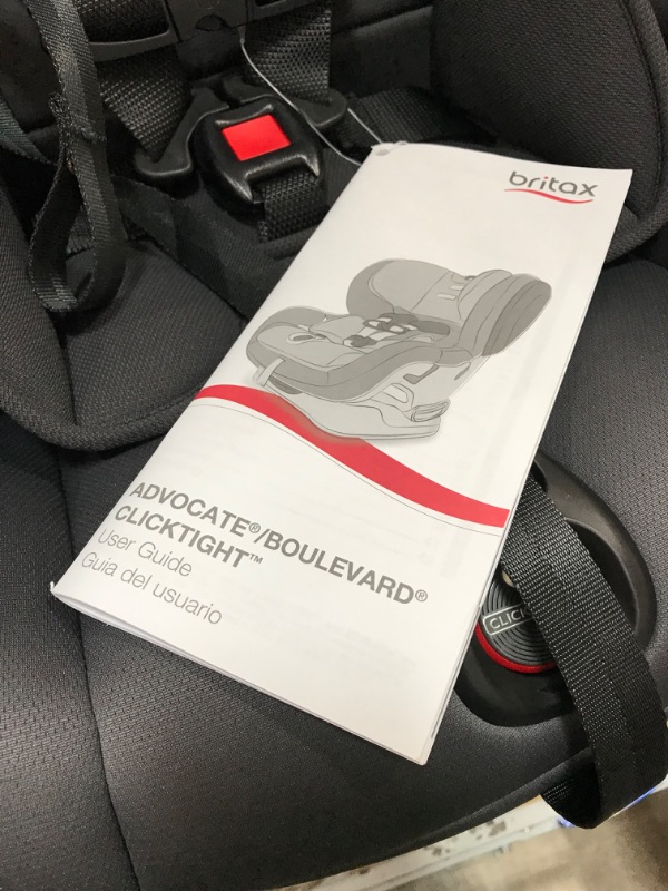 Photo 4 of Britax Boulevard ClickTight Convertible Car Seat, Cool N Dry Charcoal - Cooling & Moisture Wicking Fabric
