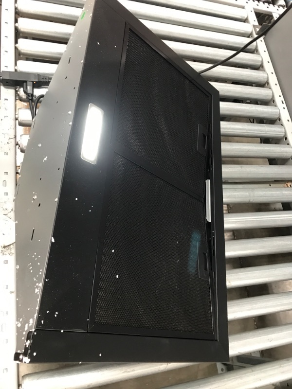 Photo 4 of **MINOR DAMAGE TESTED** SNDOAS Black Range Hood 30 inches,Vent Hoods in Black Painted Stainless Steel,Wall Mount Range Hood,Kitchen Hood Vent with Ducted/Ductless Convertible,Hood Vents for Kitchen
