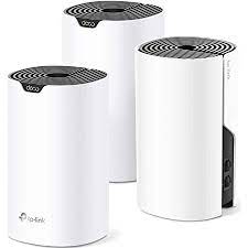 Photo 1 of **TESTED** TP-Link Deco Mesh WiFi System (Deco S4) - up to 5,500 Sq. Ft. Coverage, Replaces WiFi Router and Extender, Gigabit Ports, Works with Alexa, 3-pack
