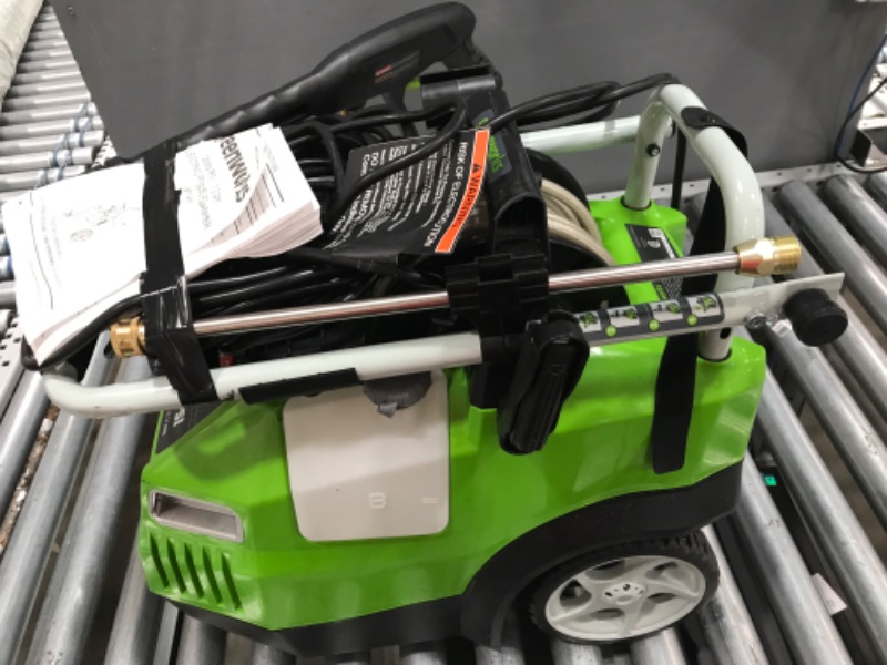 Photo 2 of ***PARTS ONLY*** Greenworks 2000 PSI (1.2 GPM) Corded Electric Pressure Washer GPW2001
