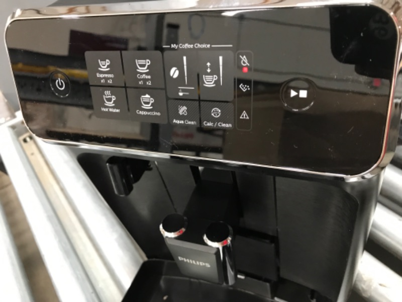 Photo 1 of **TESTED** MISSING SMALL PARTS**  Philips 2200 Automatic Espresso Machine with LatteGo Milk Frother - Black
