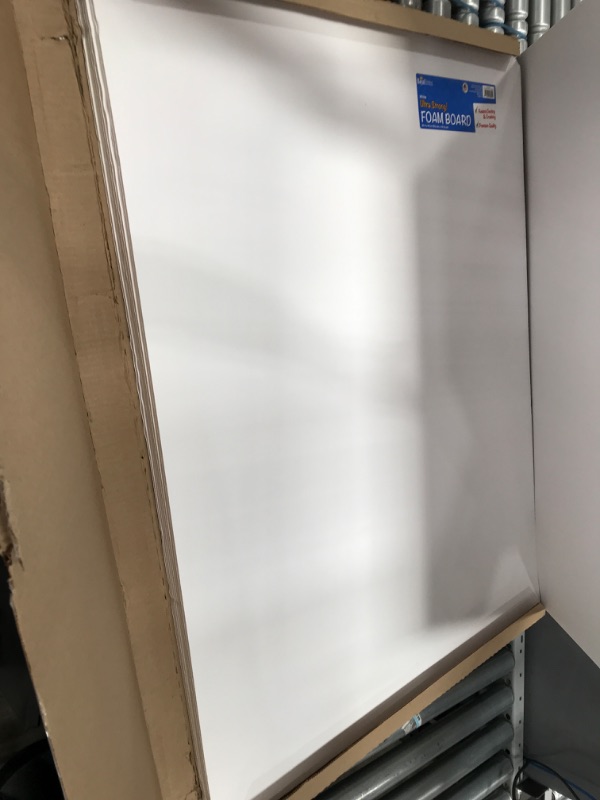 Photo 2 of **MINOR DAMAGE TO TWO UNITS** Royal Brites Ultra Strong White Foam Board, 30 x 40 Inches (10 Pack)
