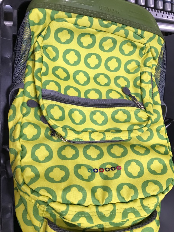 Photo 2 of 34.5 L Backpack Sunrise Rolling Backpack Lime Logo  (Yellow, Green)
