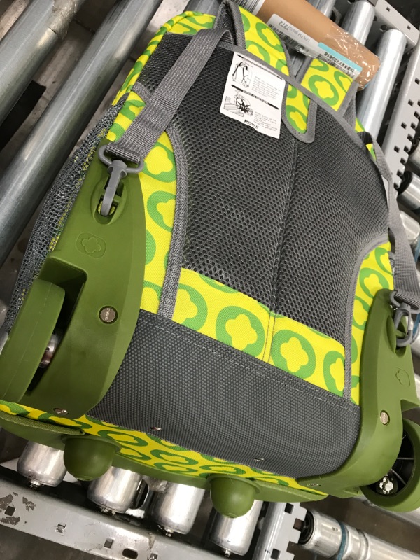 Photo 3 of 34.5 L Backpack Sunrise Rolling Backpack Lime Logo  (Yellow, Green)
