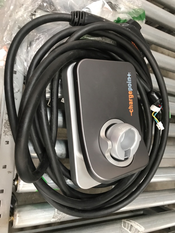 Photo 2 of ***PARTS ONLY*** ChargePoint Home Flex Electric Vehicle (EV) Charger upto 50 Amp, 240V, Level 2 WiFi Enabled EVSE, UL Listed, Energy Star, NEMA 6-50 Plug or Hardwired, Indoor/Outdoor, 23-Foot Cable
