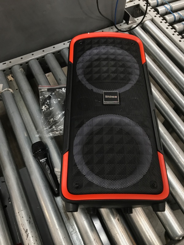 Photo 1 of Shinco Bluetooth Speaker with Party Lights, Powerful Bass and Stereo Sound
