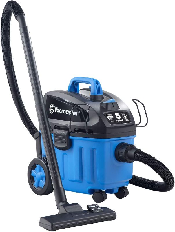 Photo 1 of ***PARTS ONLY*** Vacmaster 4 Gallon, 5 Peak HP with 2-Stage Industrial Motor Wet/Dry Floor Vacuum, VF408, Blue
