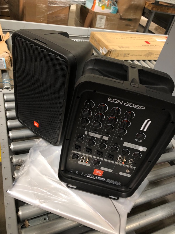 Photo 2 of JBL Professional EON208P Portable All-in-One 2-way PA System with 8-Channel Mixer and Bluetooth
