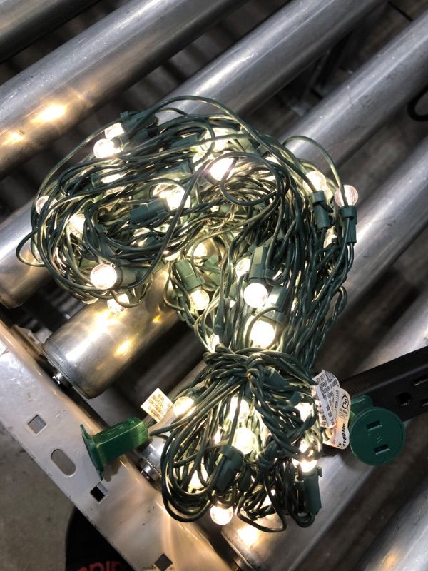 Photo 2 of 90ct LED Smooth Sphere Net Lights with Green Wire - Wondershop