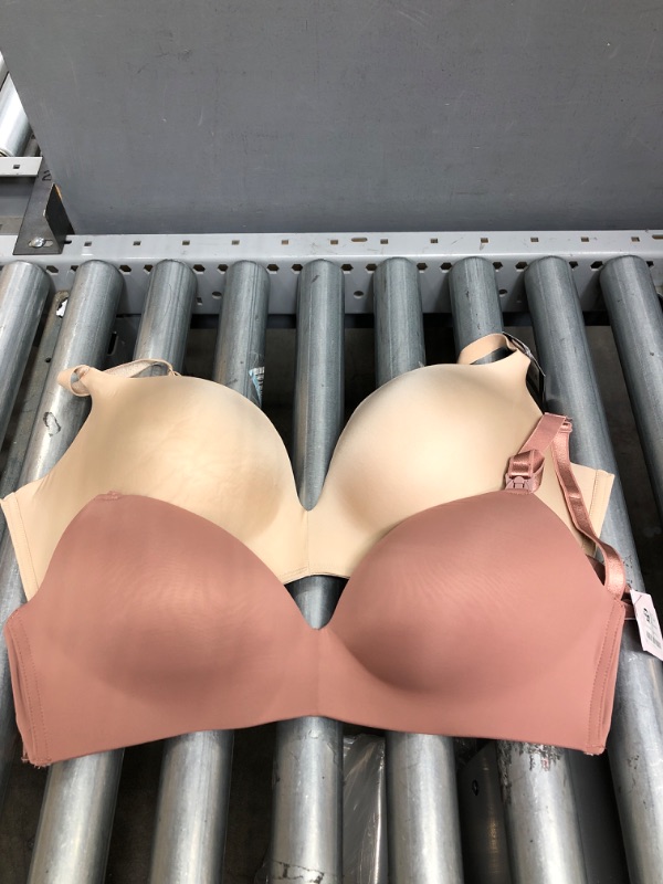 Photo 1 of 2 Sets of Women's Wireless Bra Size 38D/40DD