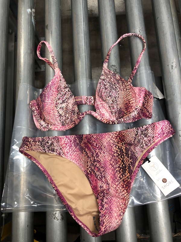 Photo 1 of 2 Sets of Women's Underwire Bikini Top (Size 32B) and Bottom Size S
