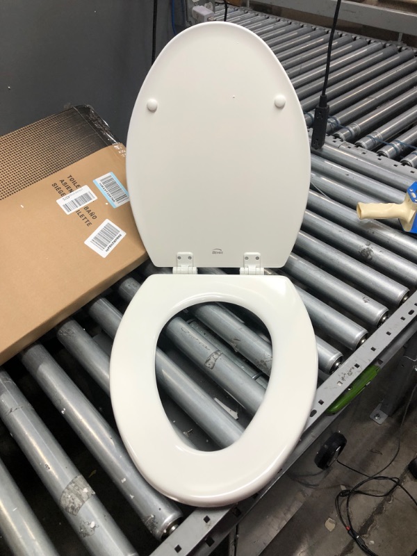 Photo 3 of Bemis 1500TTT 000 Toilet Seat will Never Loosen and Provide the Perfect Fit, ELONGATED, White
