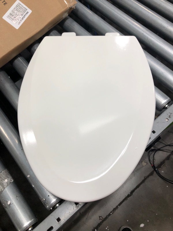 Photo 2 of Bemis 1500TTT 000 Toilet Seat will Never Loosen and Provide the Perfect Fit, ELONGATED, White
