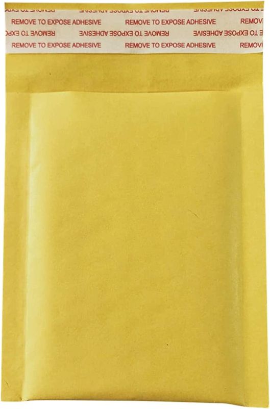 Photo 1 of 60pcs 3.5x5 Inch Small Padded Envelopes Kraft Bubble Mailers Self Seal Shipping Envelopes Bags
