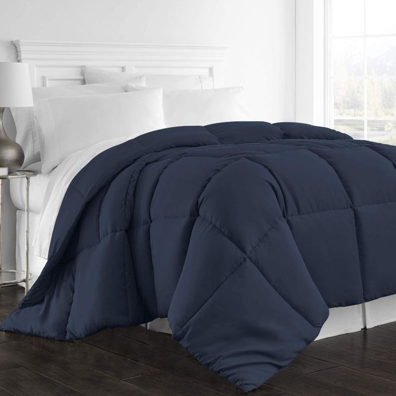 Photo 1 of Beckham Hotel Collection King/Cal King Comforter – 1300 Series Goose Down Alternative Bed Comforters – Luxury King/Cal King Size Blanket - Machine Washable, All-Season Bedding, Duvet Insert - Navy
104"X98"