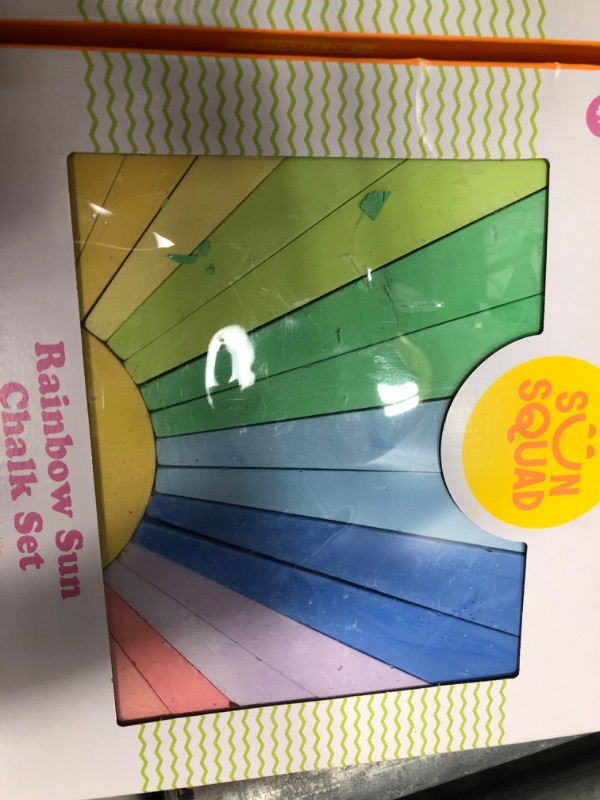 Photo 3 of 2PCKS OF 20pc Sidewalk Rainbow Sun Chalk Set - Sun Squad™

