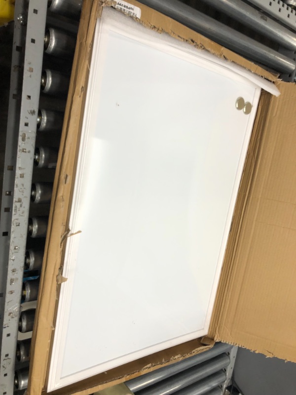 Photo 4 of U Brands Magnetic Dry Erase Board, 20 x 30 Inches, White Wood Frame (2071U00-01)