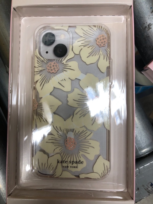 Photo 2 of kate spade new york - Protective Hardshell Magsafe Case for iPhone 13 - Hollyhock