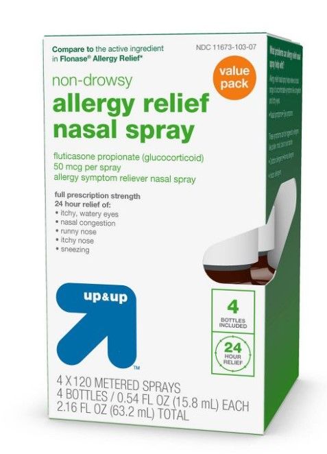 Photo 1 of 
Fluticasone Propionate Allergy Relief Nasal Spray - up & up™

