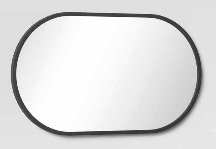 Photo 1 of 16" x 28" Metal Oval Pill Mirror - Project 62™

