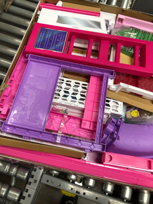 Photo 3 of Barbie Dreamhouse Dollhouse with Wheelchair Accessible Elevator, Pool, Slide and 70 Accessories Including Furniture and Household Items, Gift for 3 to 7 Year Olds
