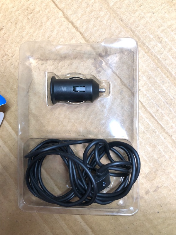 Photo 3 of Just Wireless 2.4A/12W 1-Port USB-A Car Charger with 6' TPU USB-C to USB-A Cable - Black

