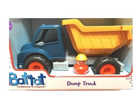 Photo 1 of Batta Dump Truck Transport Toy Truck Operator Figure Included
