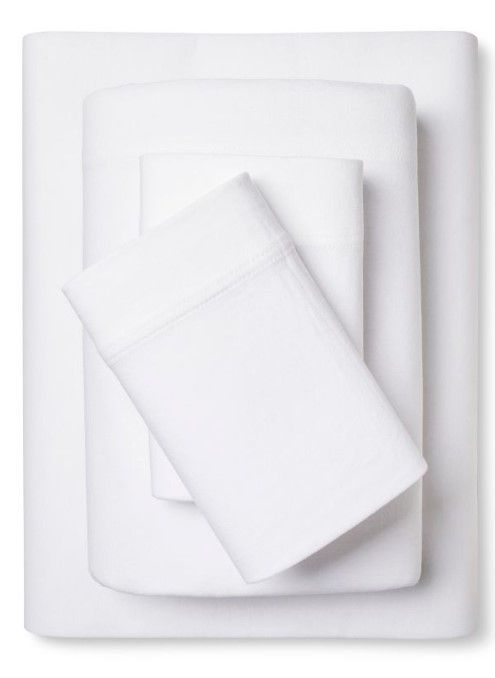 Photo 1 of -Solid Jersey Sheet Set - Room Essentials (FULL) 
-Waterproof Zippered Mattress Protector - Room Essentials (FULL) 