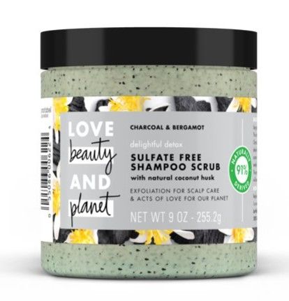 Photo 1 of (x2) Love Beauty and Planet Shampoo Scrub Charcoal and Bergamot, 8 oz
