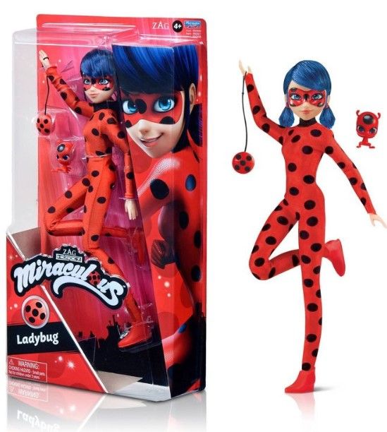 Photo 1 of (X2) Miraculous Ladybug Fashion Doll 10.5"