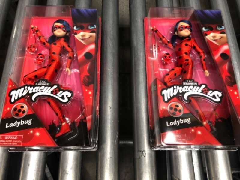 Photo 2 of (X2) Miraculous Ladybug Fashion Doll 10.5"

