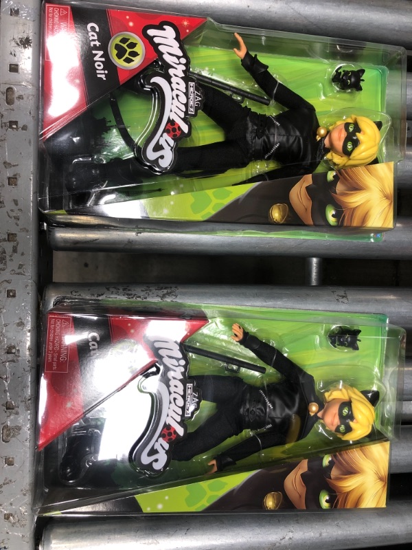 Photo 1 of (X2) Miraculous Cat Noir Fashion Doll 10.5"

