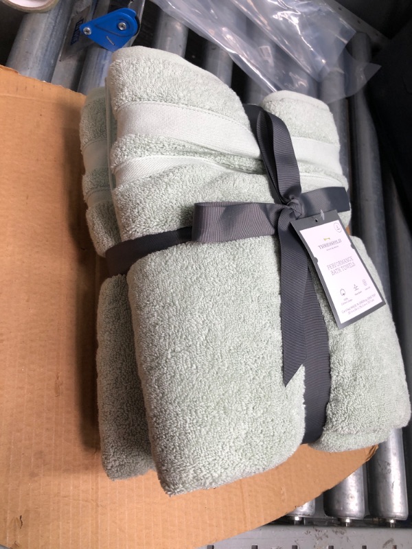 Photo 2 of 2pc Performance Value Bath Towel Set Green - Threshold
