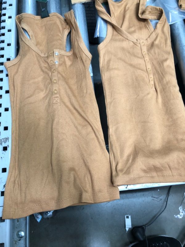 Photo 2 of 2pcks of Women's Snap Placket Tank Top - Wild Fable™ size small
