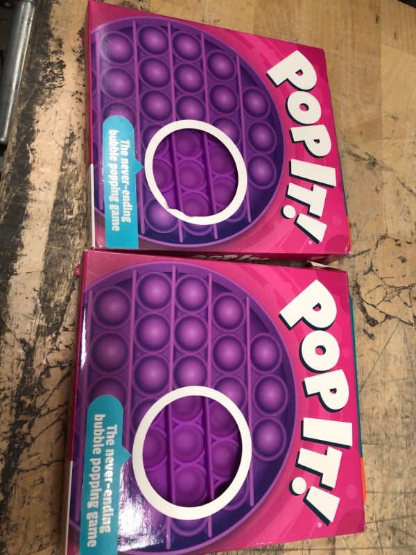 Photo 2 of 2 PACK - Chuckle & Roar Pop It! Fidget and Sensory Game - Purple
