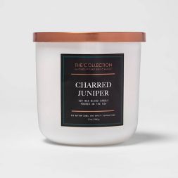 Photo 1 of 12oz Lidded Core Glass Jar 2-Wick Charred Juniper Candle - The Collection By Chesapeake Bay Candle

