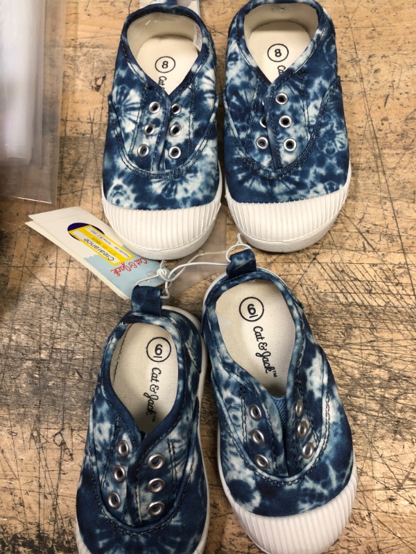 Photo 2 of 2 PACK -ASSORTED SHOES 6C & 8C - Toddler Rory Tie-dye Slip-on Sneakers - Cat & Jack