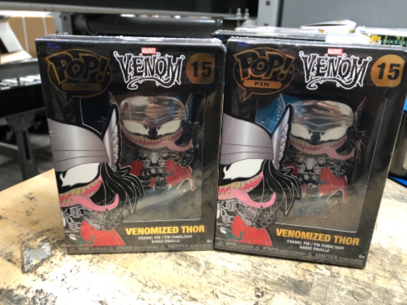 Photo 2 of 2 pack - Marvel Venom Thor Funko Pop! Pin