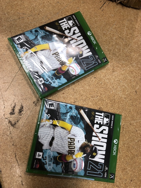 Photo 2 of MLB The Show 21 - Xbox Series X 2 PACK.
